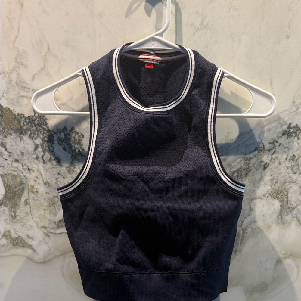 Wilson Navy Blue Athletic Tank Top with White Trim